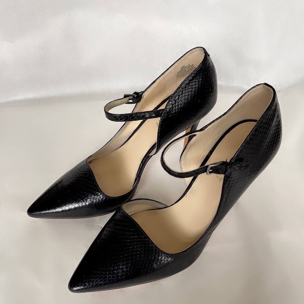 Nine West Jennelle Black high heel Shoes in size us 6M - Picture 7 of 10